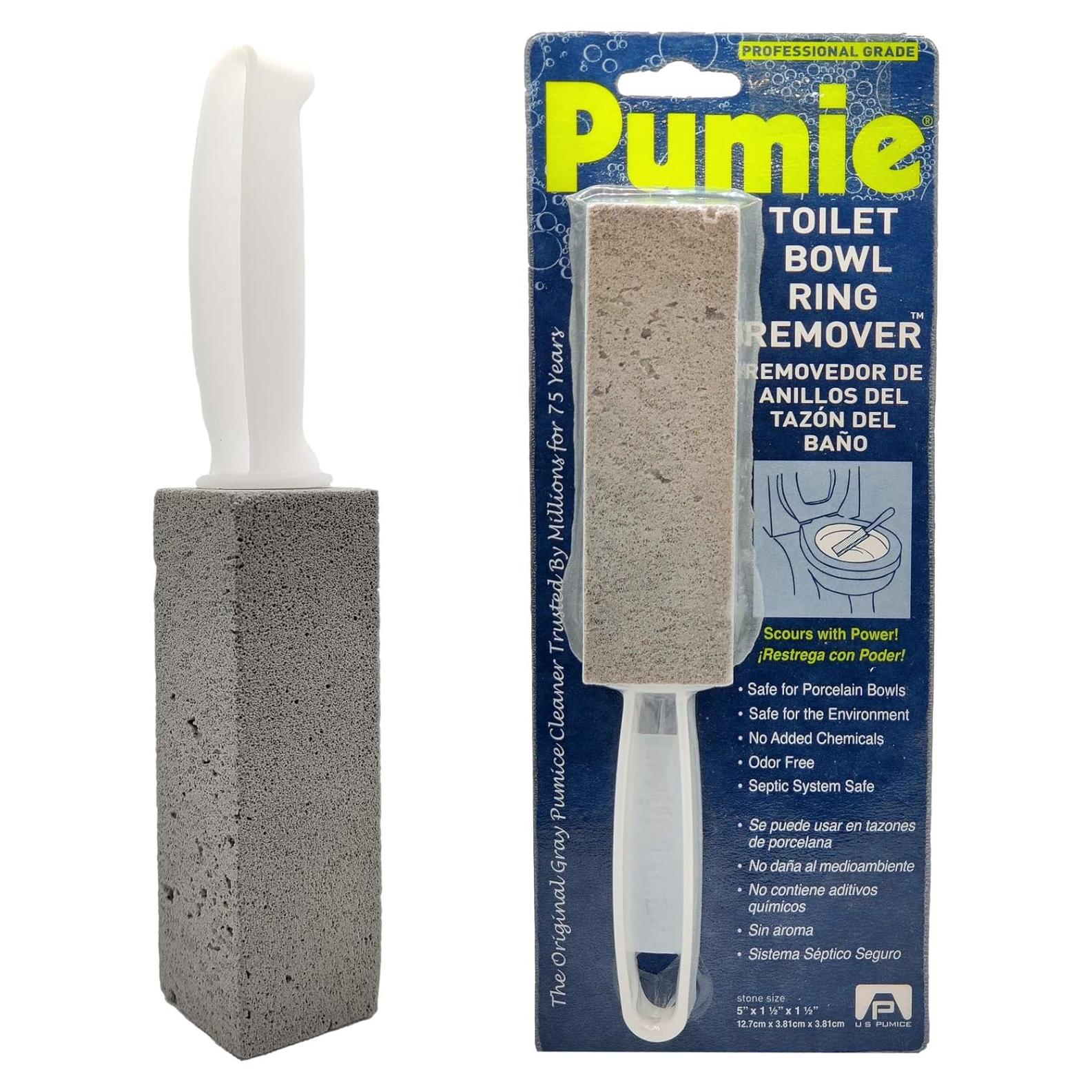 Pumie Removedor de Anillos de Inodoro con Mango - 1 Pack