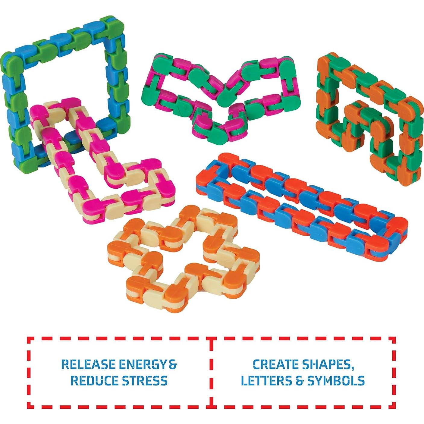 Juguetes Antiestrés Neliblu Wacky Tracks Paquete de 6