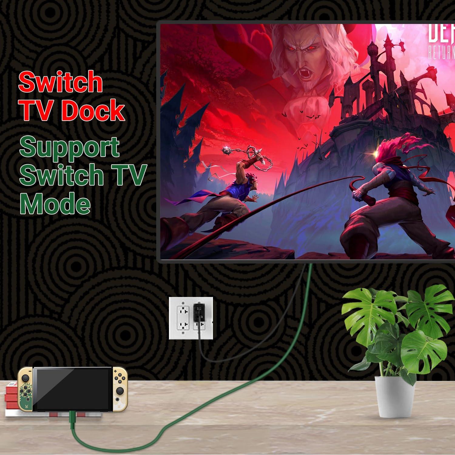 Dock Mini Portable Boreguse para Nintendo Switch 4K HDMI 1.8M