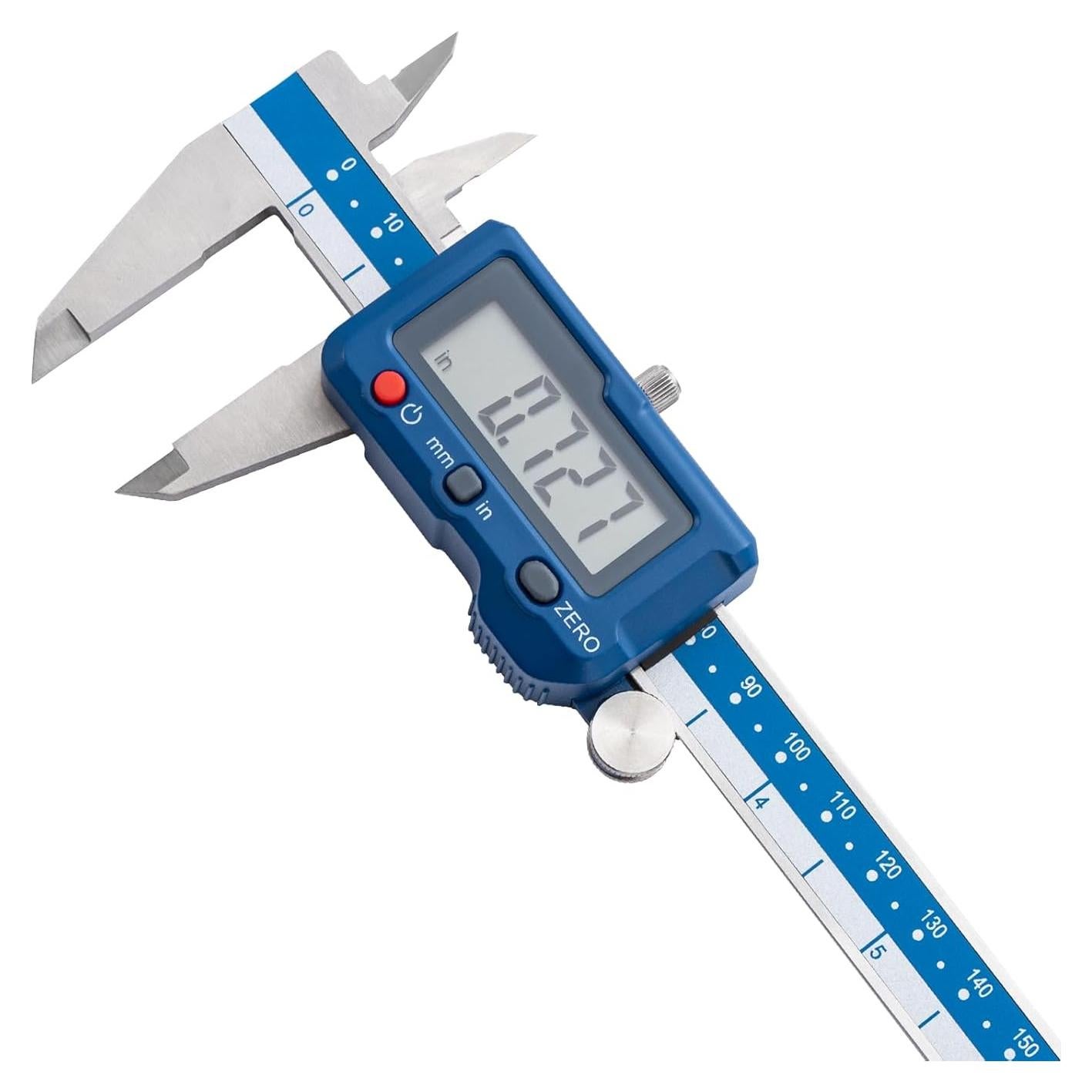 Calibrador Digital Dasqua 150mm, Acero Inoxidable, Pantalla LCD