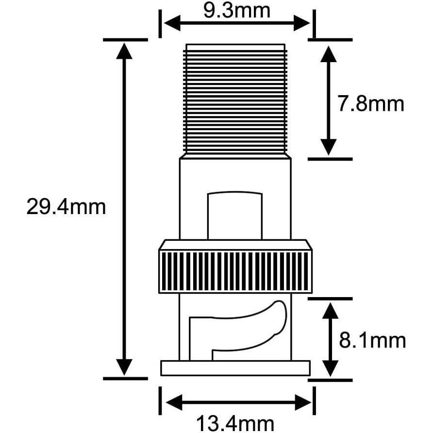 Adaptador Coaxial BNC Macho a Hembra F Boobrie - 2 Piezas