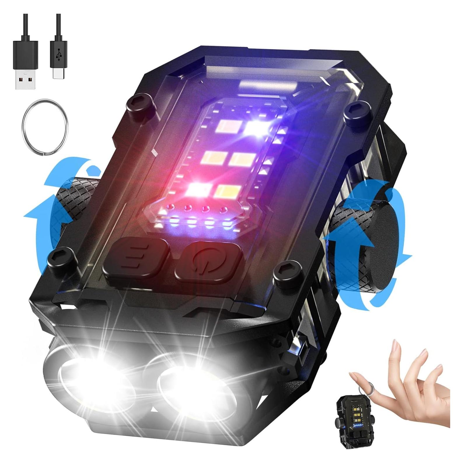 Linterna de Llavero NGOKPYD N11 1000 Lúmenes 8 Modos IPX4