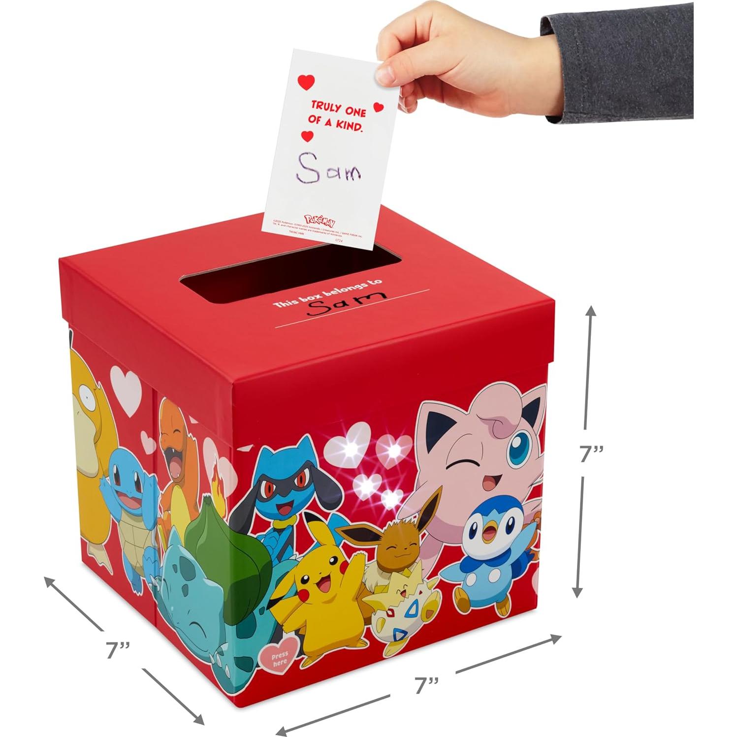 Kit de Tarjetas de San Valentín Pokémon Hallmark con Buzón Sonoro