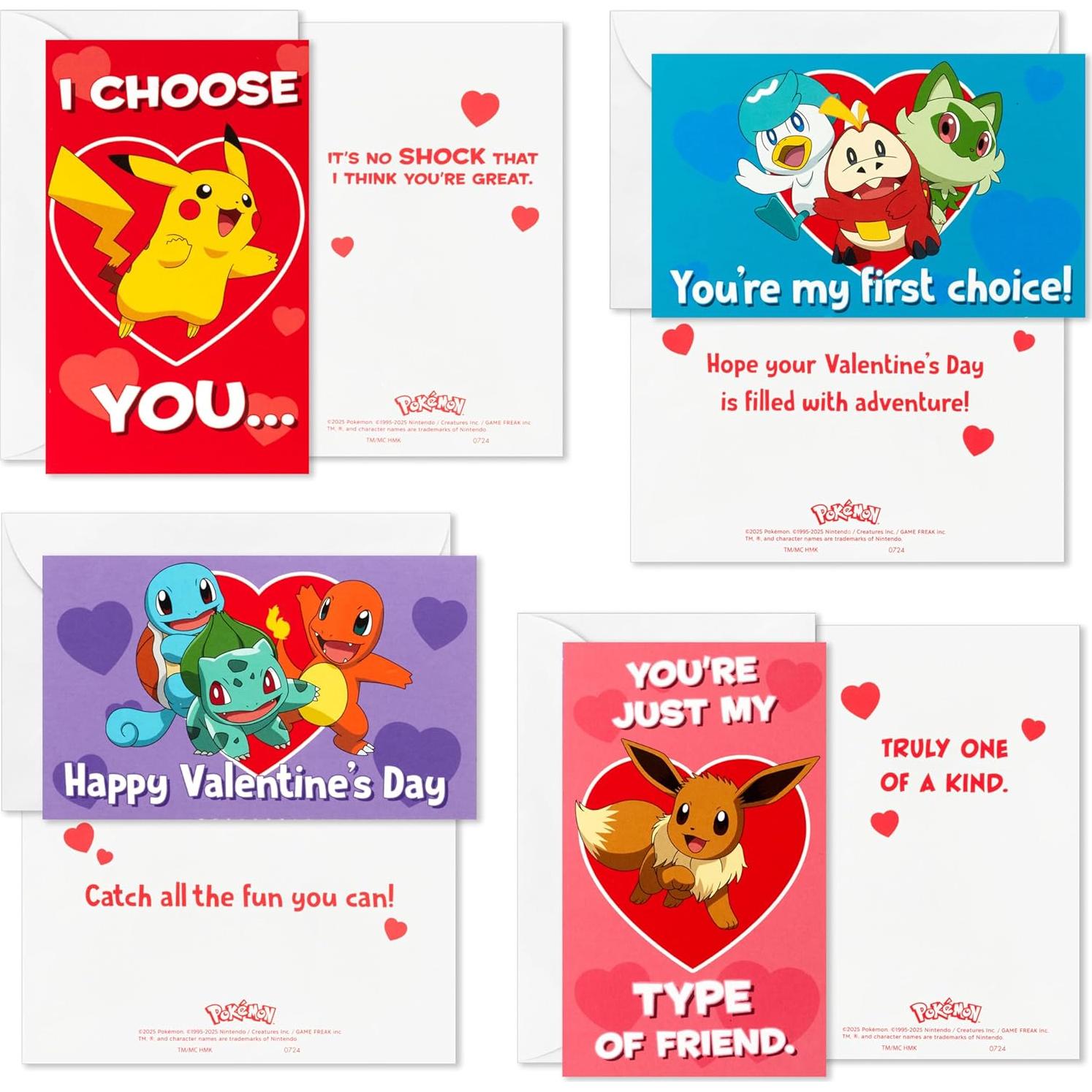 Kit de Tarjetas de San Valentín Pokémon Hallmark con Buzón Sonoro