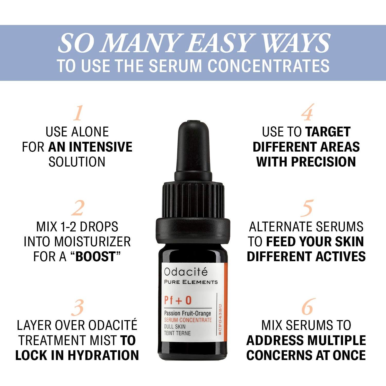 Suero Hidratante Concentrado Odacité 5 ml - Piel Opaca Revitaliza