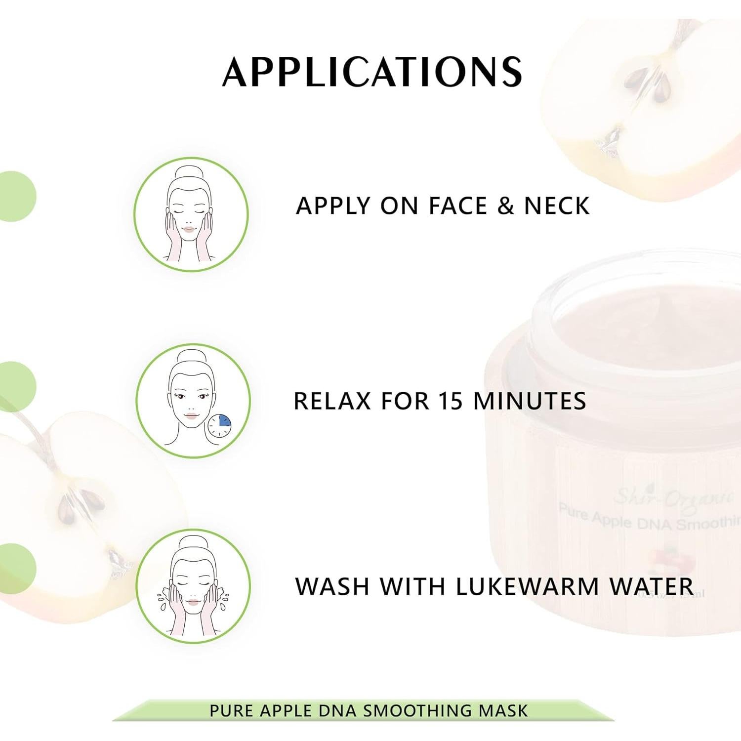 Máscara Suavizante de ADN de Manzana Shira 50 ML - Hidratante