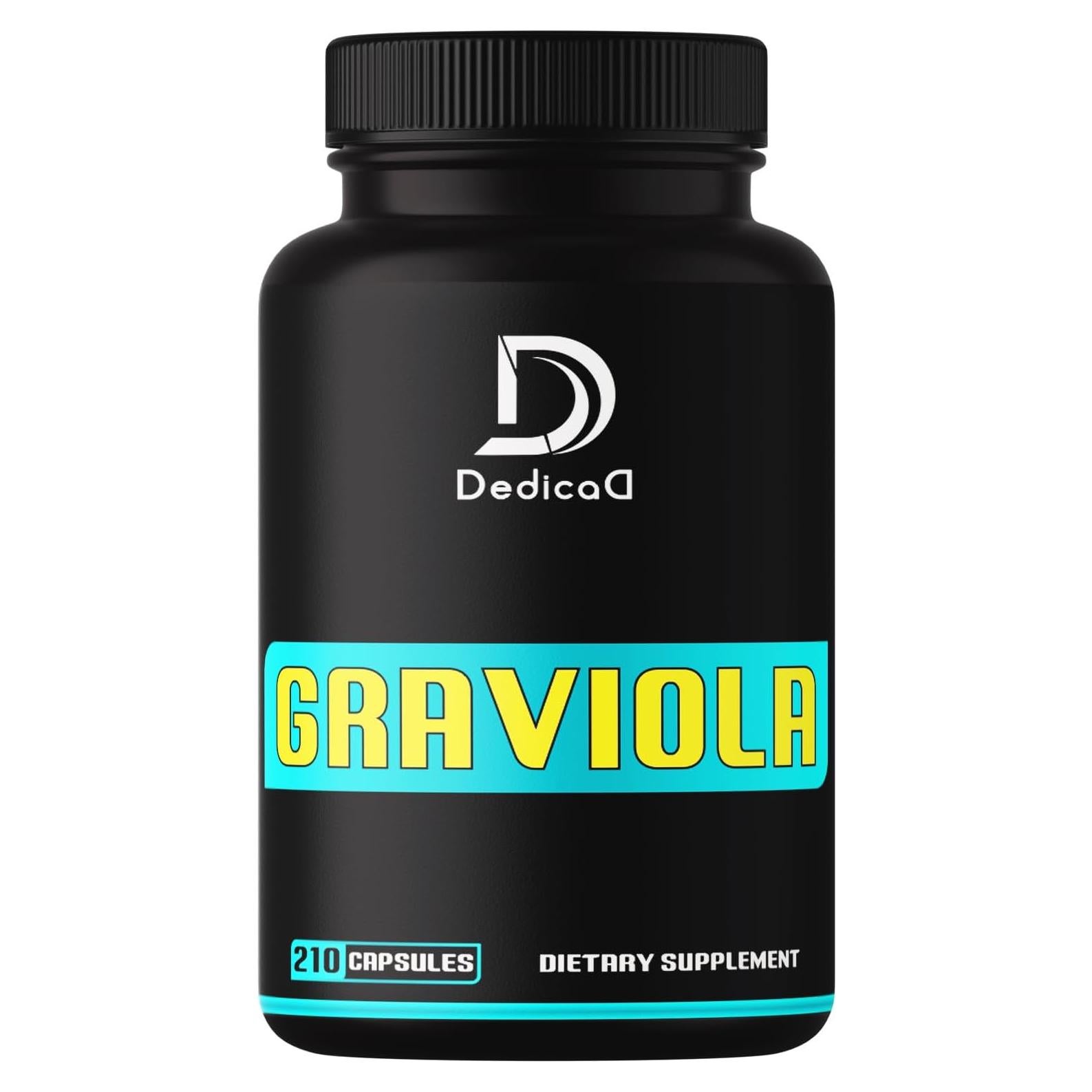 Cápsulas de Graviola Orgánica 1000mg DEDICAD - 210 Unidades