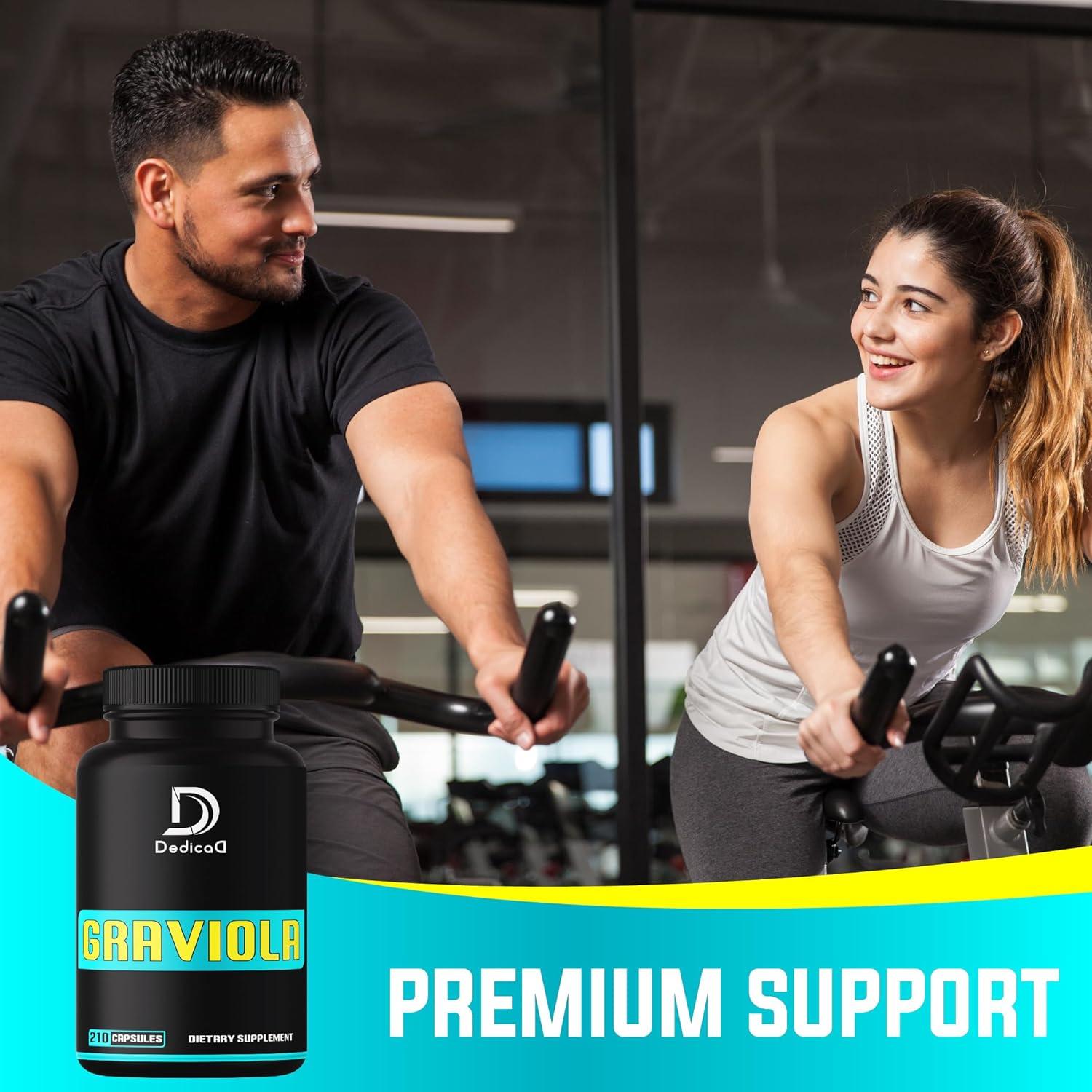 Cápsulas de Graviola Orgánica 1000mg DEDICAD - 210 Unidades