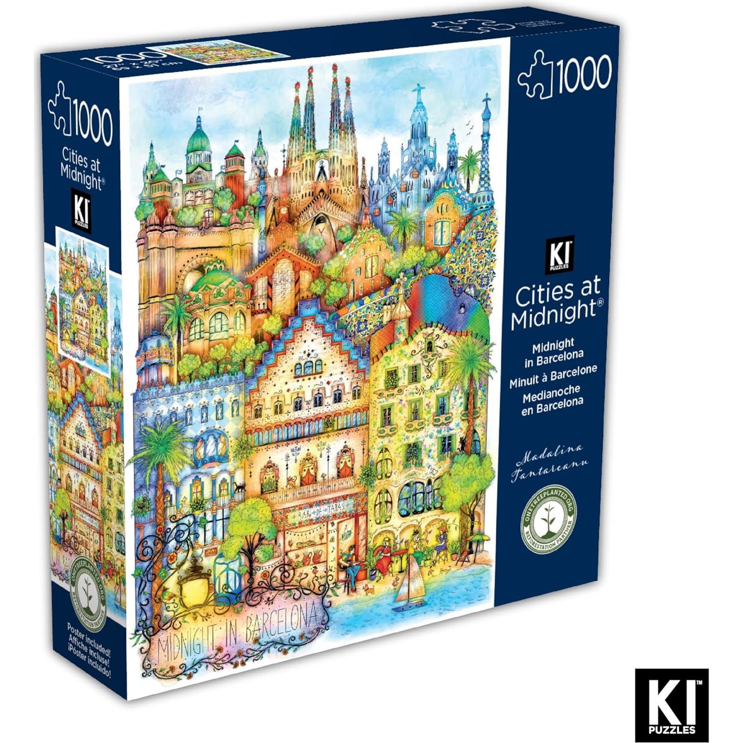 Rompecabezas 1000 Piezas Madalina Tantareanu Barcelona 68.6x50.8 cm