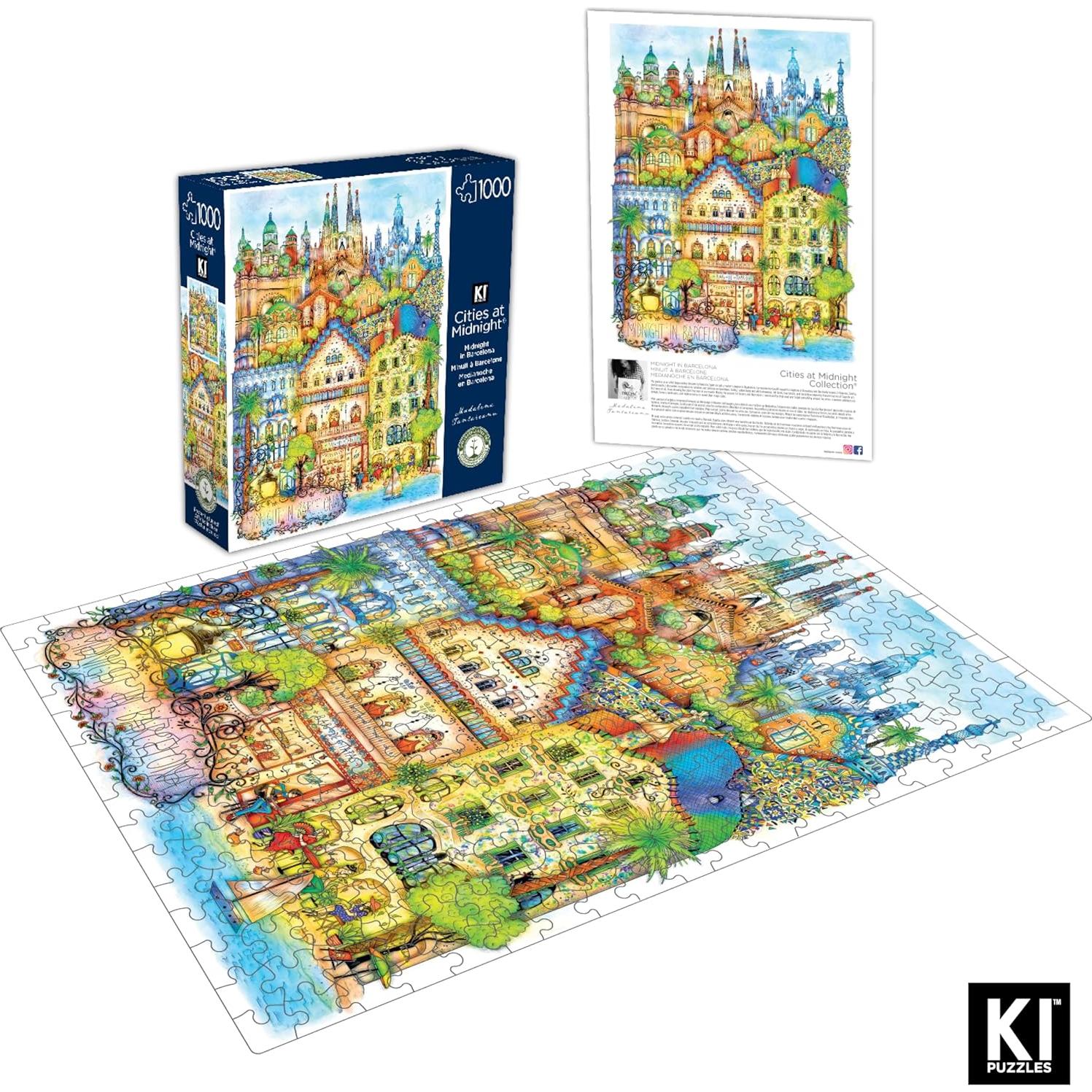 Rompecabezas 1000 Piezas Madalina Tantareanu Barcelona 68.6x50.8 cm