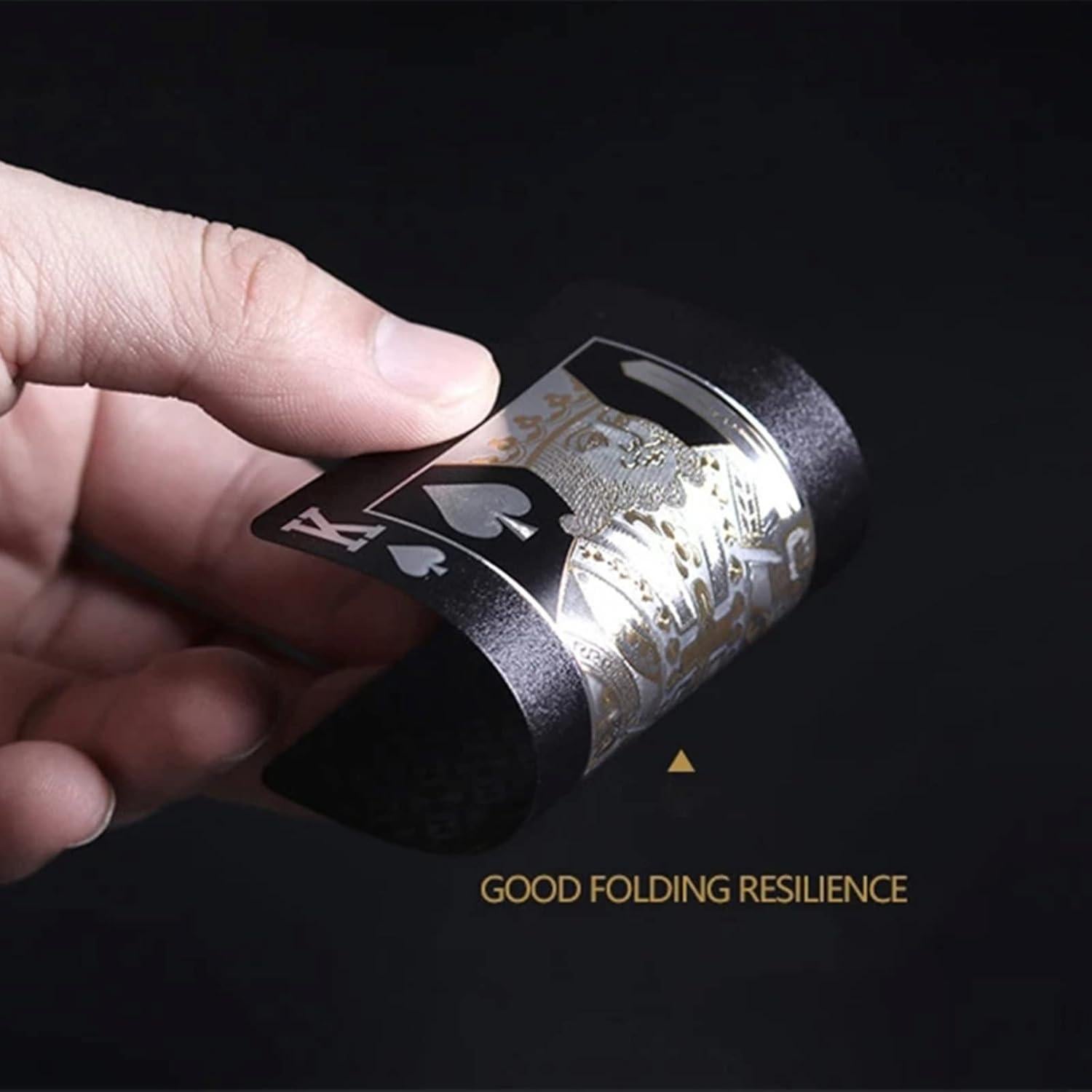 2 Barajas de Cartas de Póker Impermeables Merytes PVC Flexible