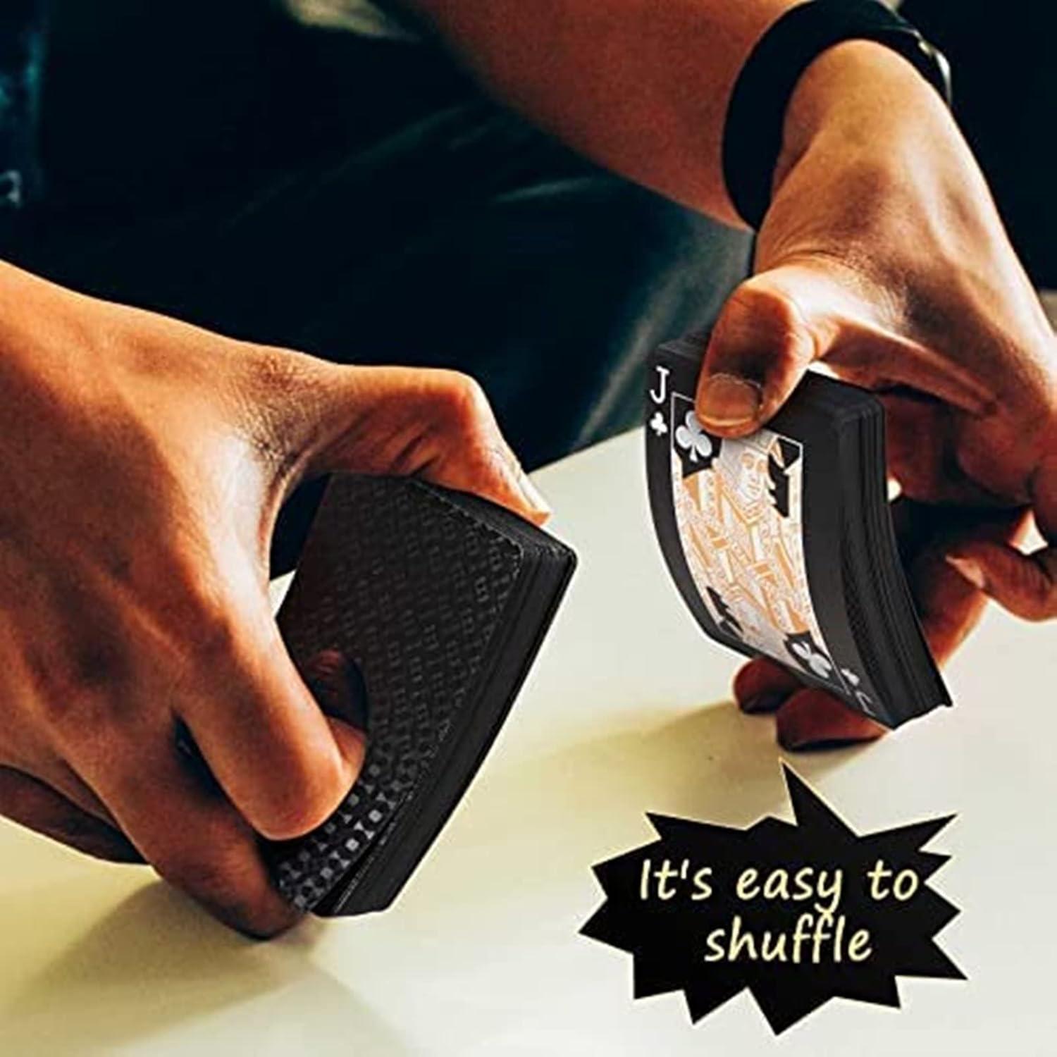 2 Barajas de Cartas de Póker Impermeables Merytes PVC Flexible