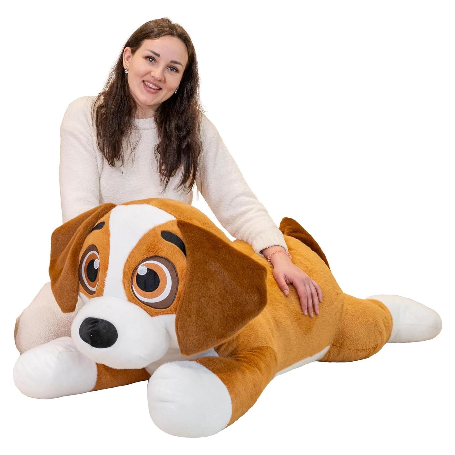 Juguete de Peluche Grande Beagle 100% Algodón 100 cm