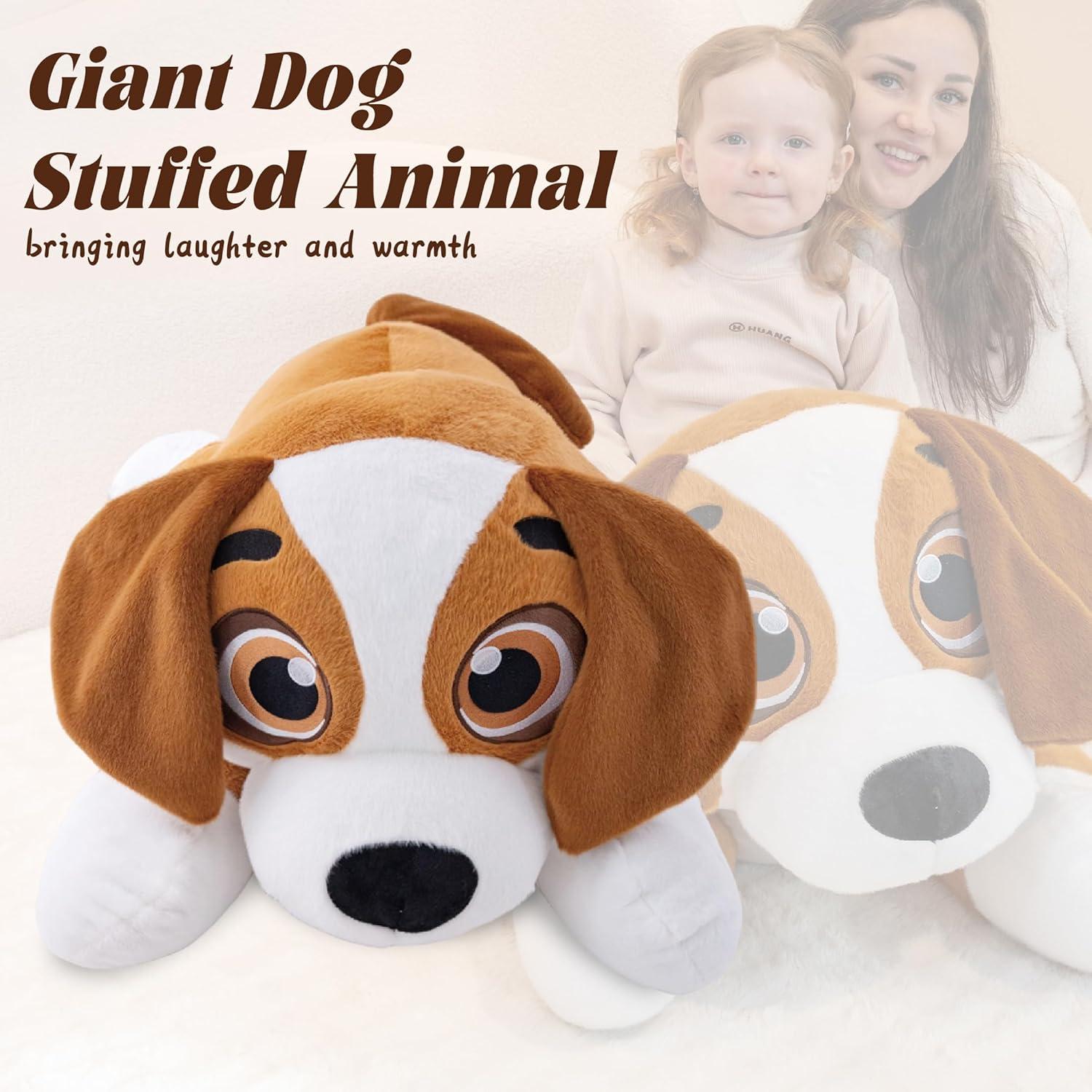 Juguete de Peluche Grande Beagle 100% Algodón 100 cm