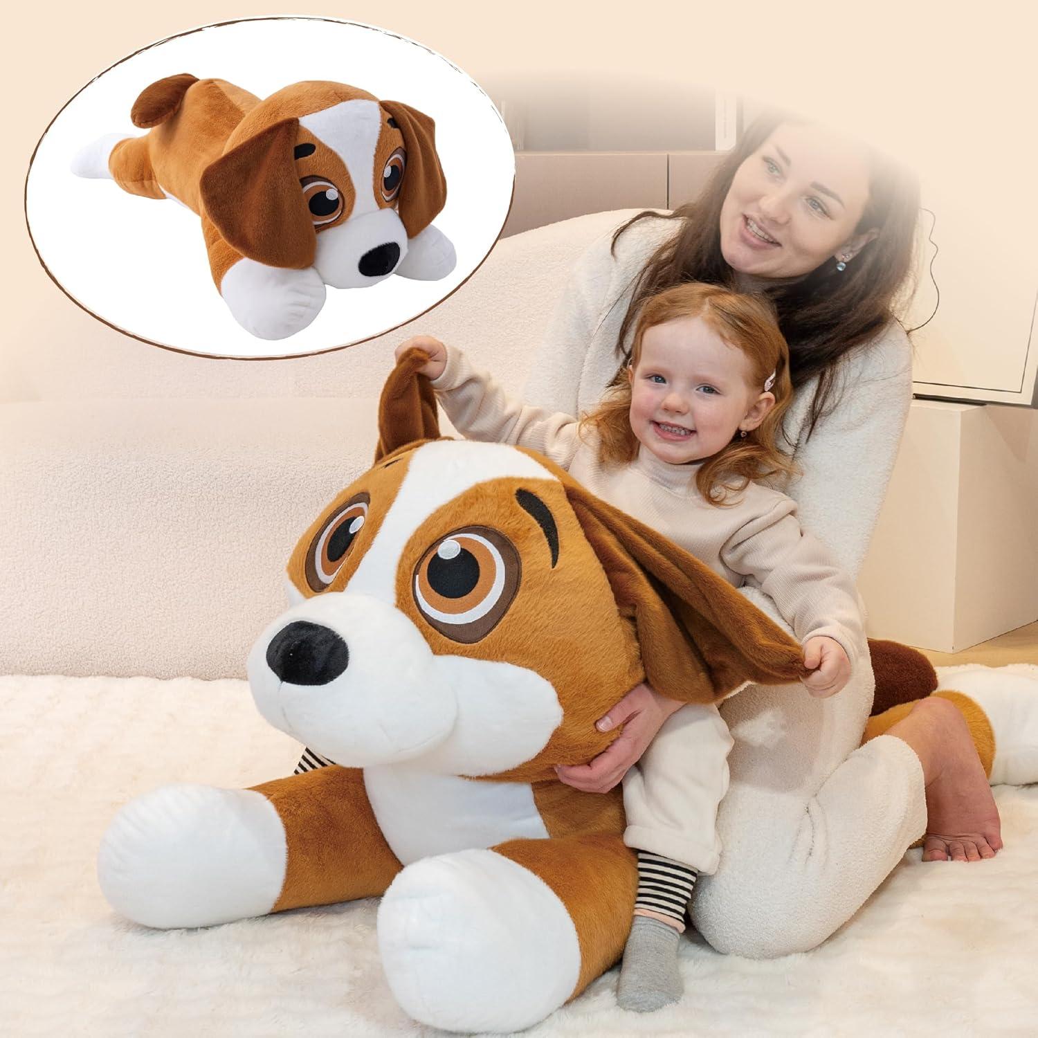 Juguete de Peluche Grande Beagle 100% Algodón 100 cm