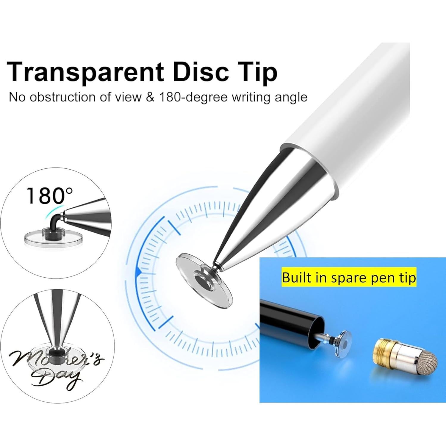 Bolígrafo Stylus 2 en 1 Fllynewrite para Samsung y iPad