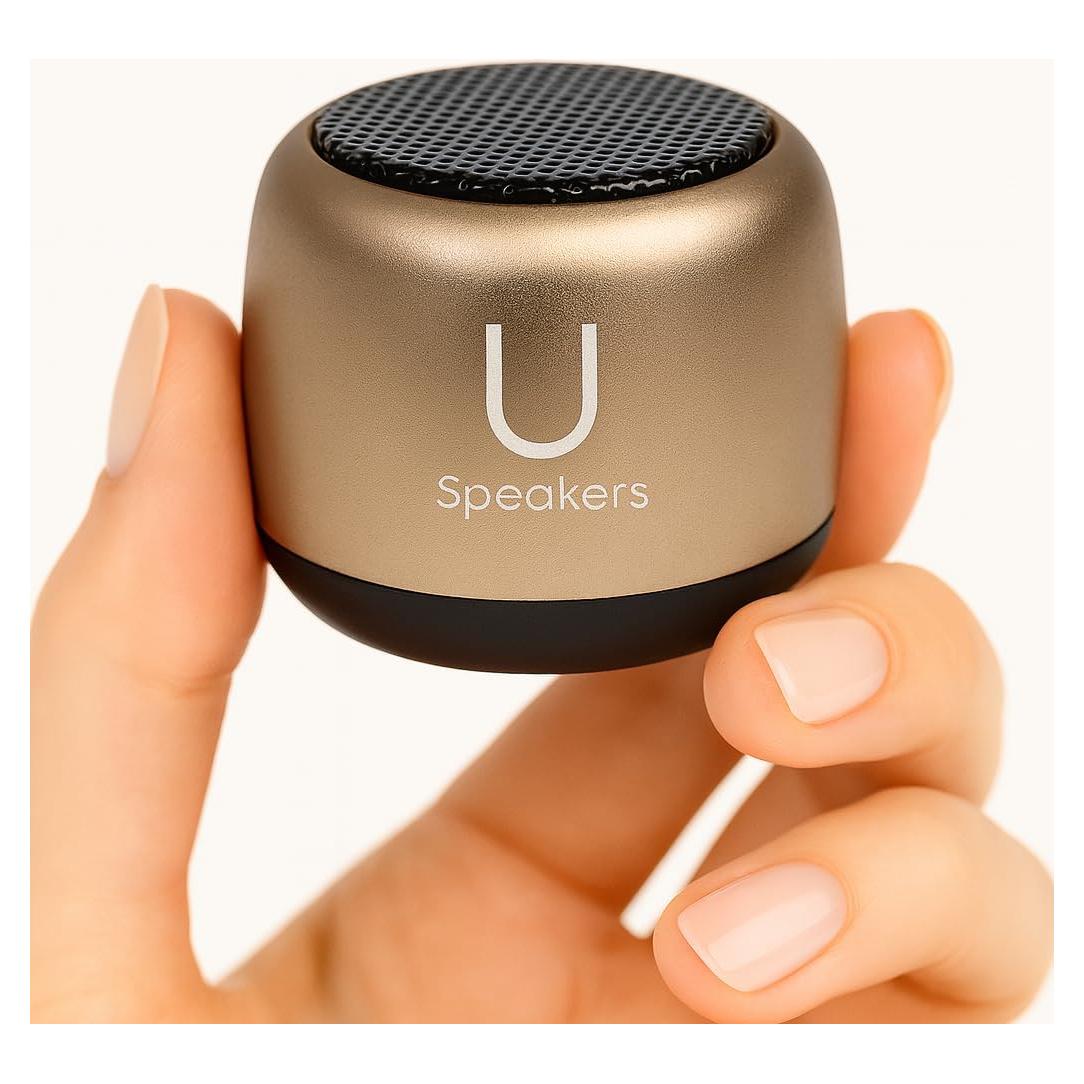 Altavoz Bluetooth Fashionit U Micro Dorado - Sonido Portátil