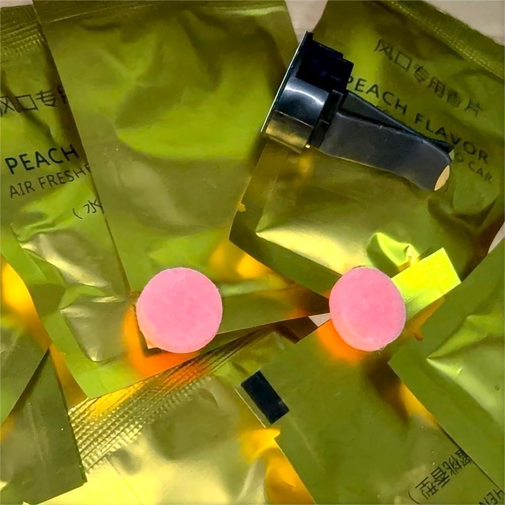 10 Pcs Ambientador Clip de Aire SOKPEWWM Durazno para Coche