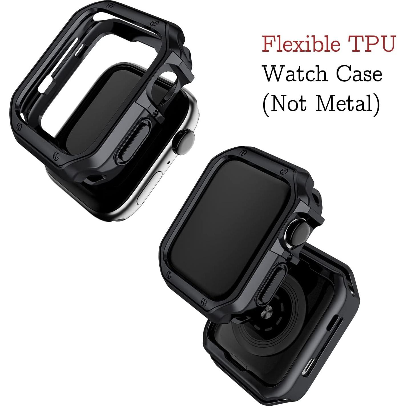 Banda de Metal Inoxidable para Apple Watch 41/40/38mm - Negro