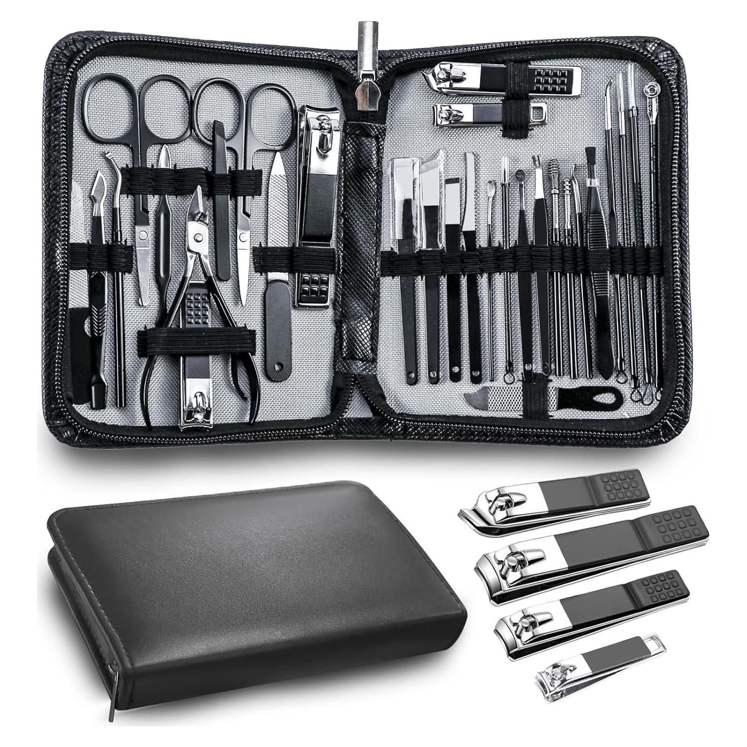 Kit de Manicura Profesional Andrea 30 en 1 para Hombres