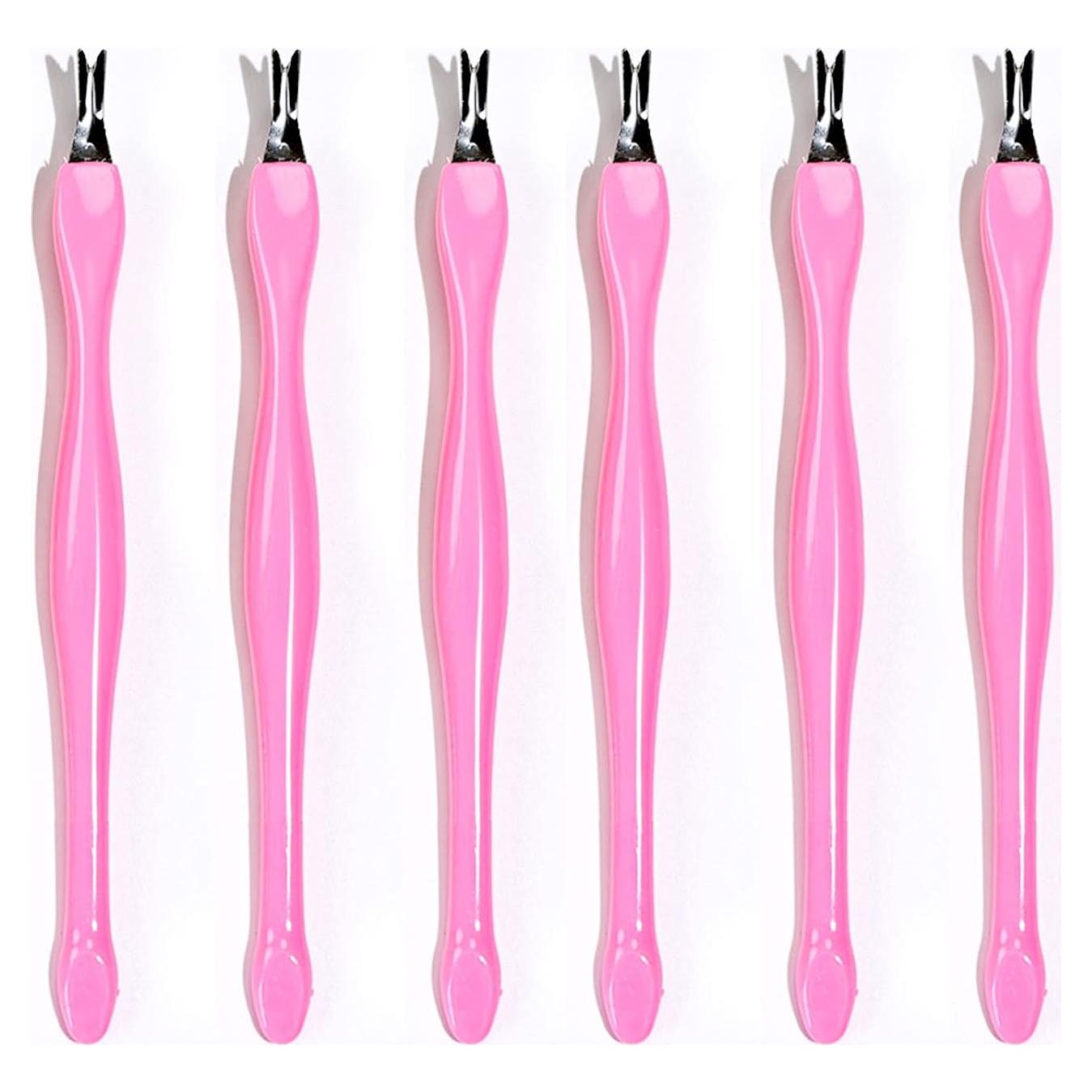 Cuchillo de Cutícula Doble Punta Ideal Swan - 24 Piezas