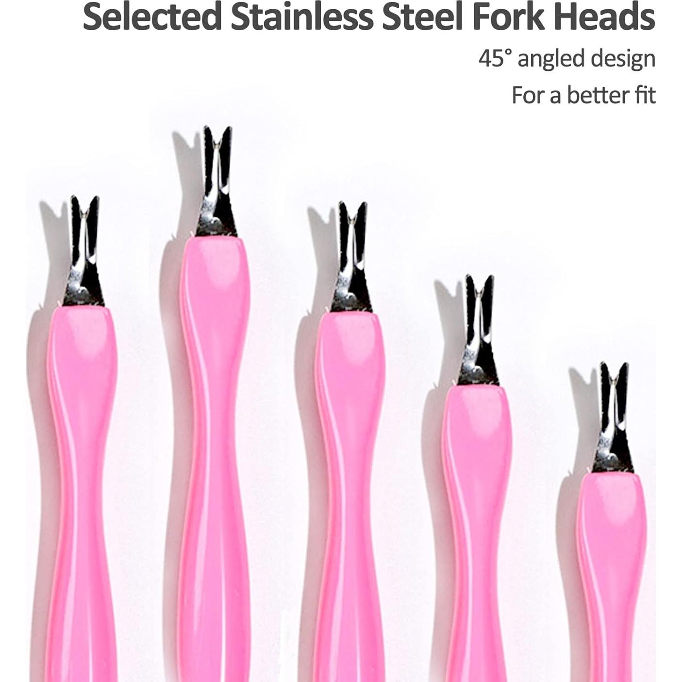 Cuchillo de Cutícula Doble Punta Ideal Swan - 24 Piezas