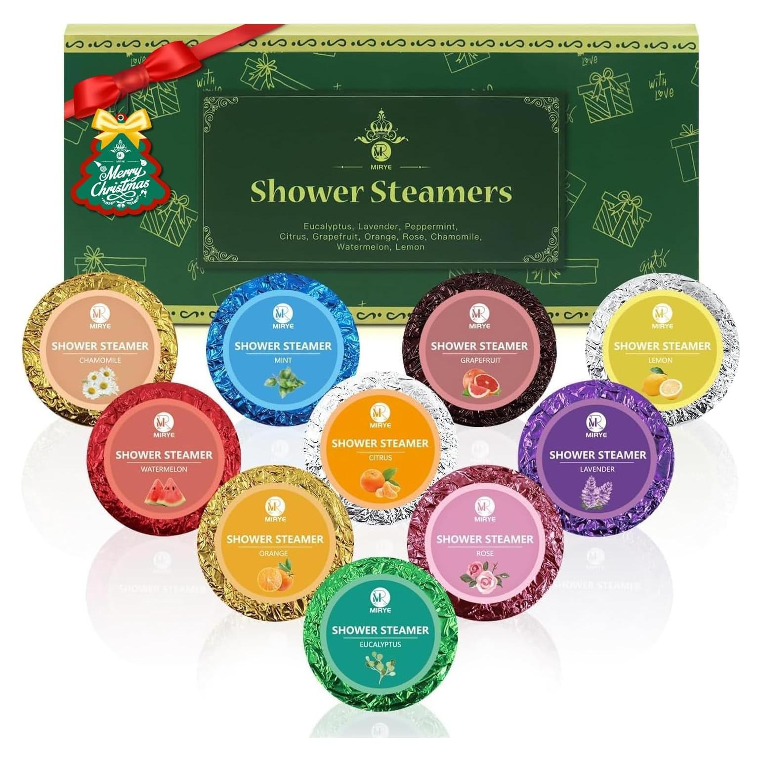 Bombas de Ducha Aromaterapia MR MIRYE - 10 Fragancias Naturales