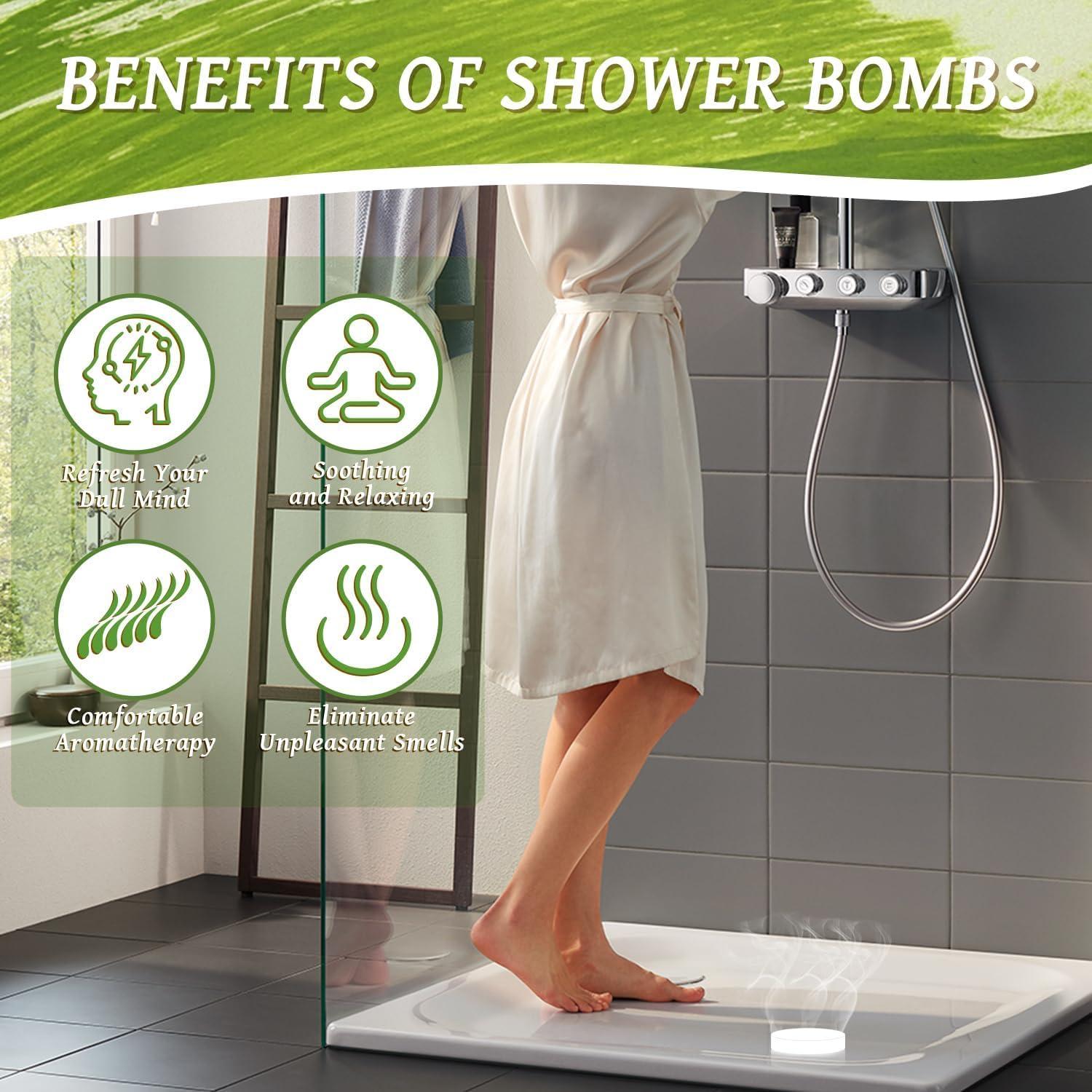 Bombas de Ducha Aromaterapia MR MIRYE - 10 Fragancias Naturales