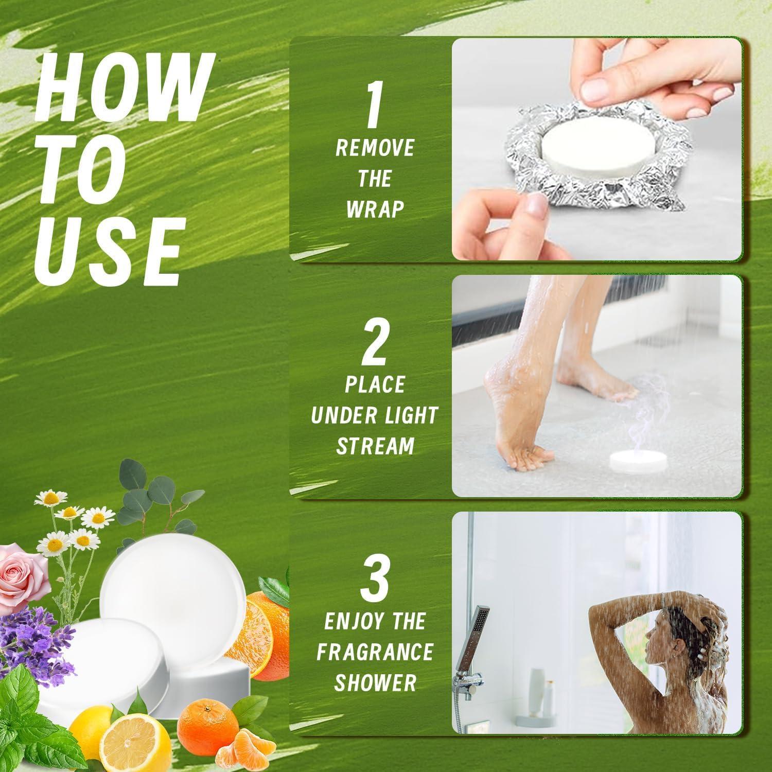 Bombas de Ducha Aromaterapia MR MIRYE - 10 Fragancias Naturales