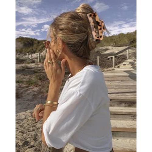 Clips de Garra para Cabello Magicsky - 4 Piezas, Tamaño Largo