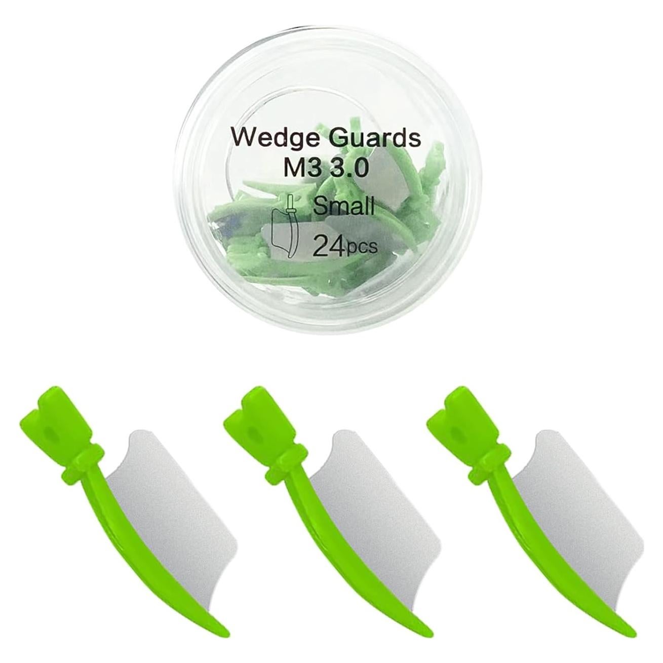 Cuchillo Dental de Cuña Windplusya Pequeño Verde 24 Pcs