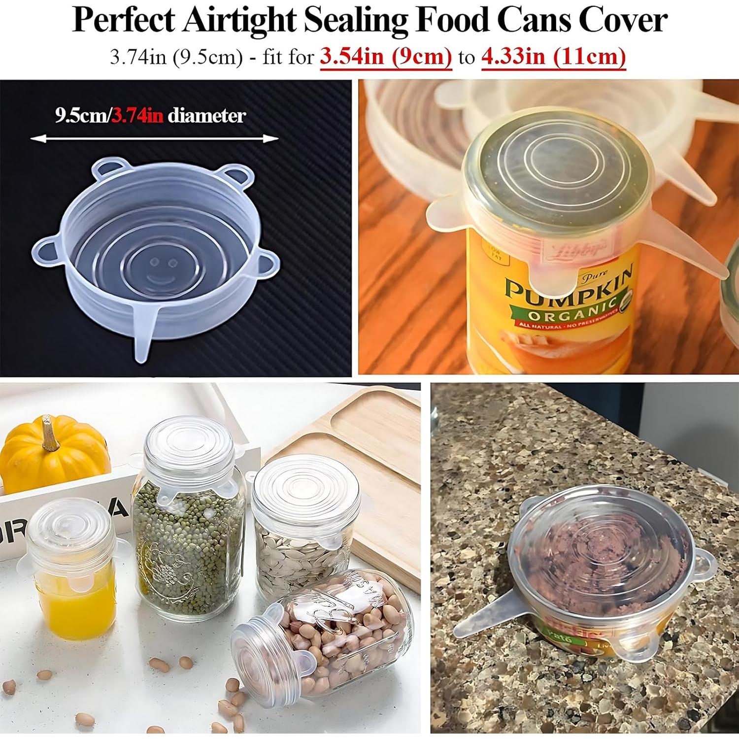 Tapas de Silicona Reutilizables Adpartner - Paquete de 10, 6-11cm