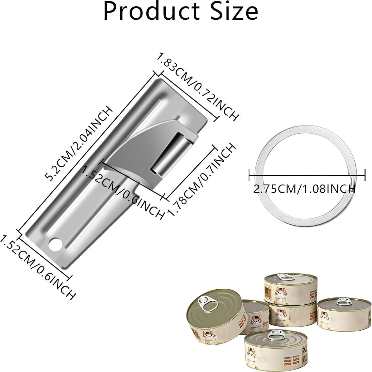 12 Piezas Abrelatas Militar P-51 Abvsdu Acero Inoxidable