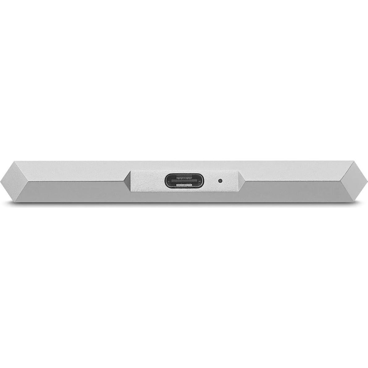 Disco Duro Externo LaCie Mobile Drive 2 TB USB-C Plata