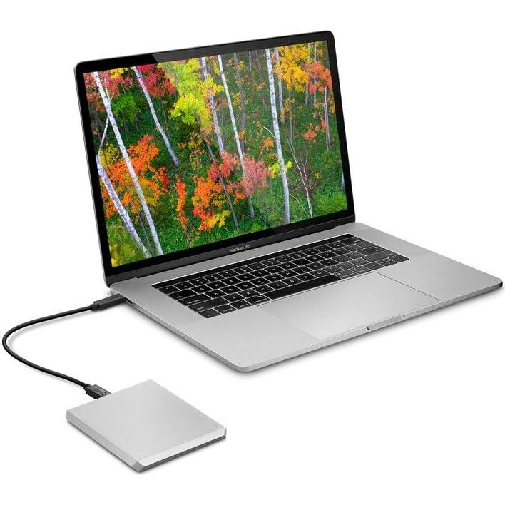 Disco Duro Externo LaCie Mobile Drive 2 TB USB-C Plata