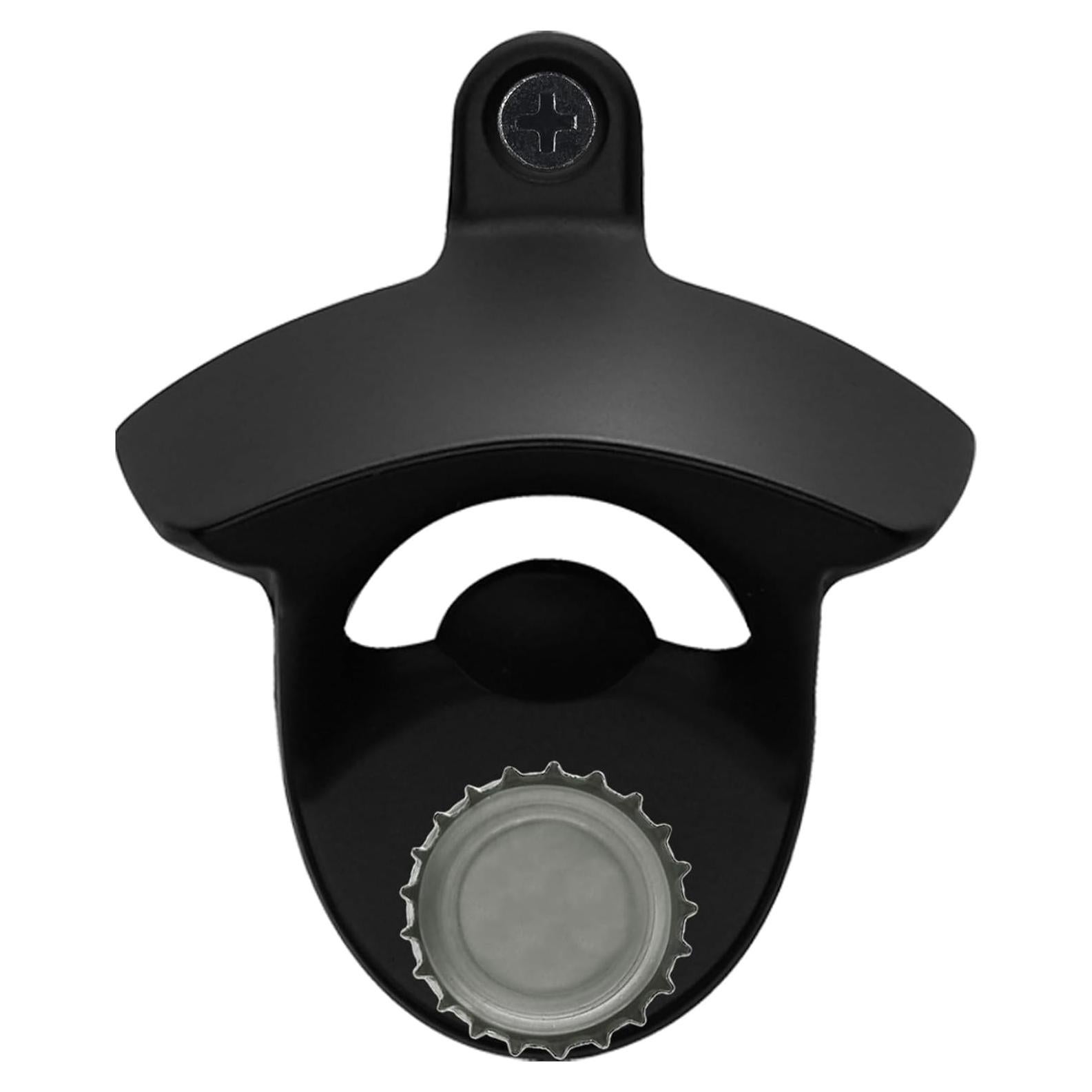 Abrebotellas Magnético Luwanburg Negro Montado en Pared