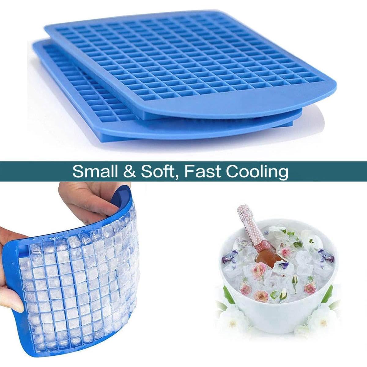 Juego de bandejas de hielo mini Jisile - 2 bandejas 320 cubos