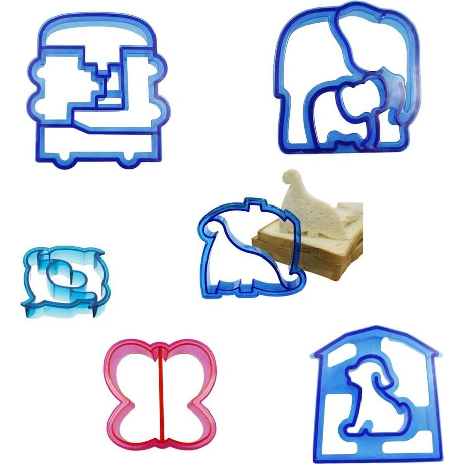 6 Cortadores de Sándwiches de Animales HANHAN - Apto Lavavajillas