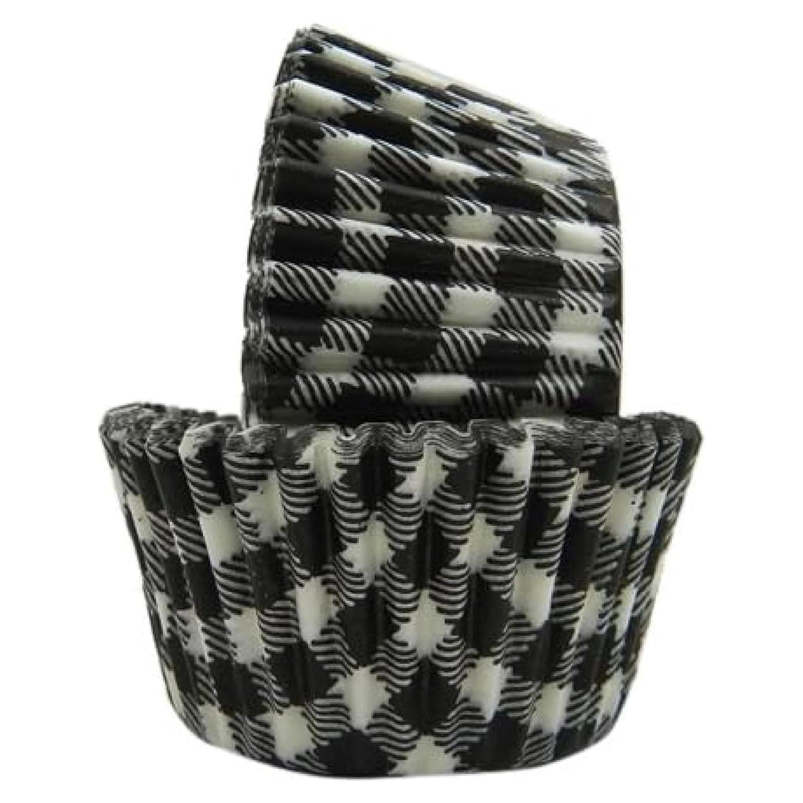 Tazas de Hornear Antiadherentes Regency Wraps, 40 Pzas, Gingham Negro