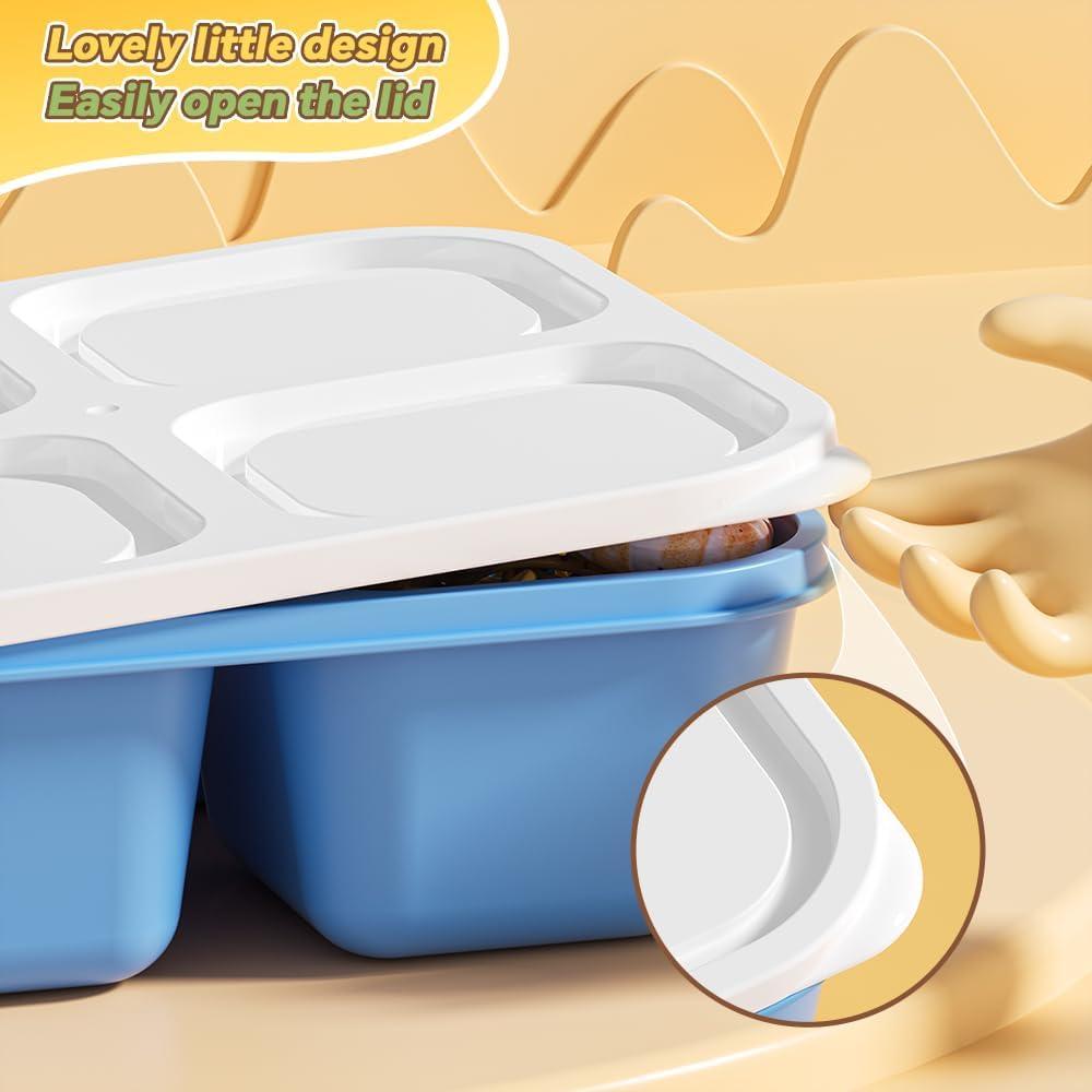 Juego de 6 Contenedores Divididos Canfanni para Snacks 1.18L