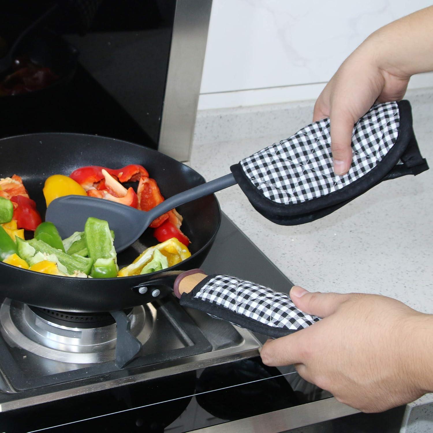 Set de 5 Agarraderas de Algodón Bestjoy Negras 20.32 cm