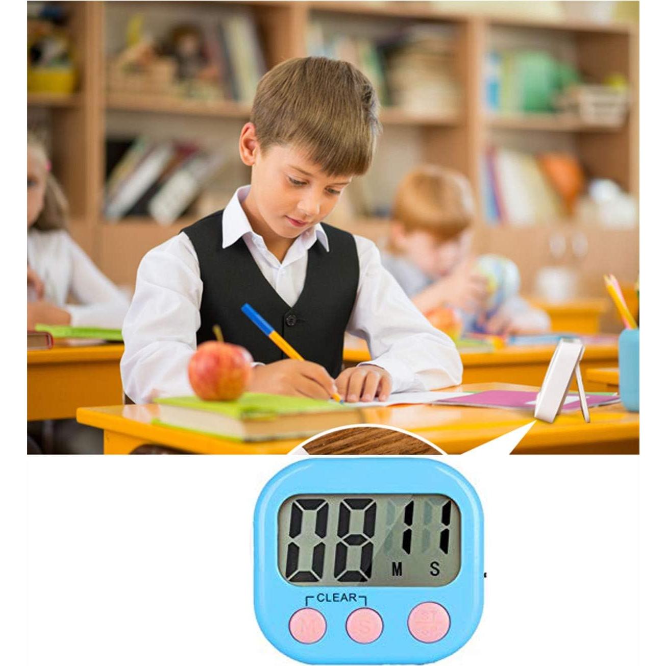 Temporizador de Cocina Digital Rumcnjen - 4 Paquete, Alarma Fuerte