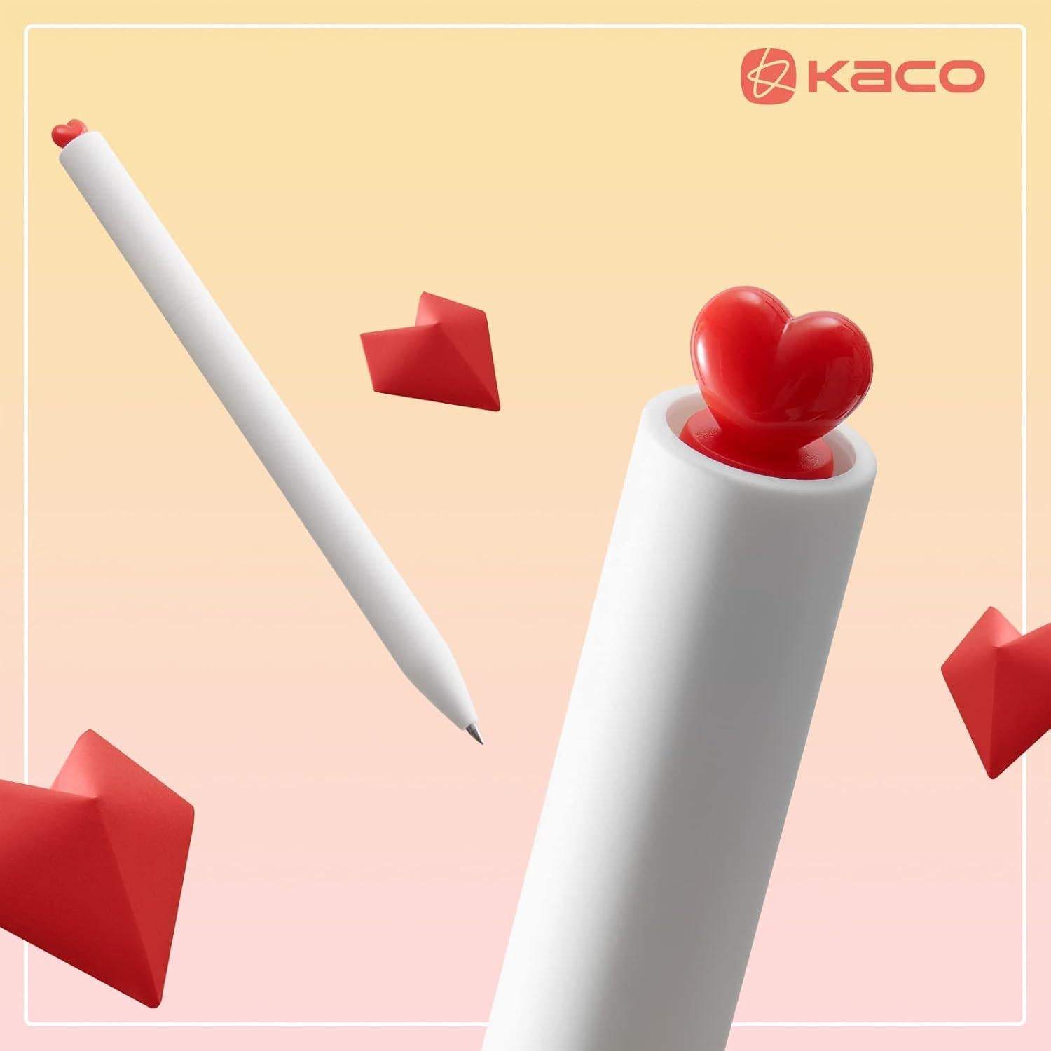 Bolígrafos de Gel Kaco FIRST - Paquete de 2 Piezas, 0.5mm