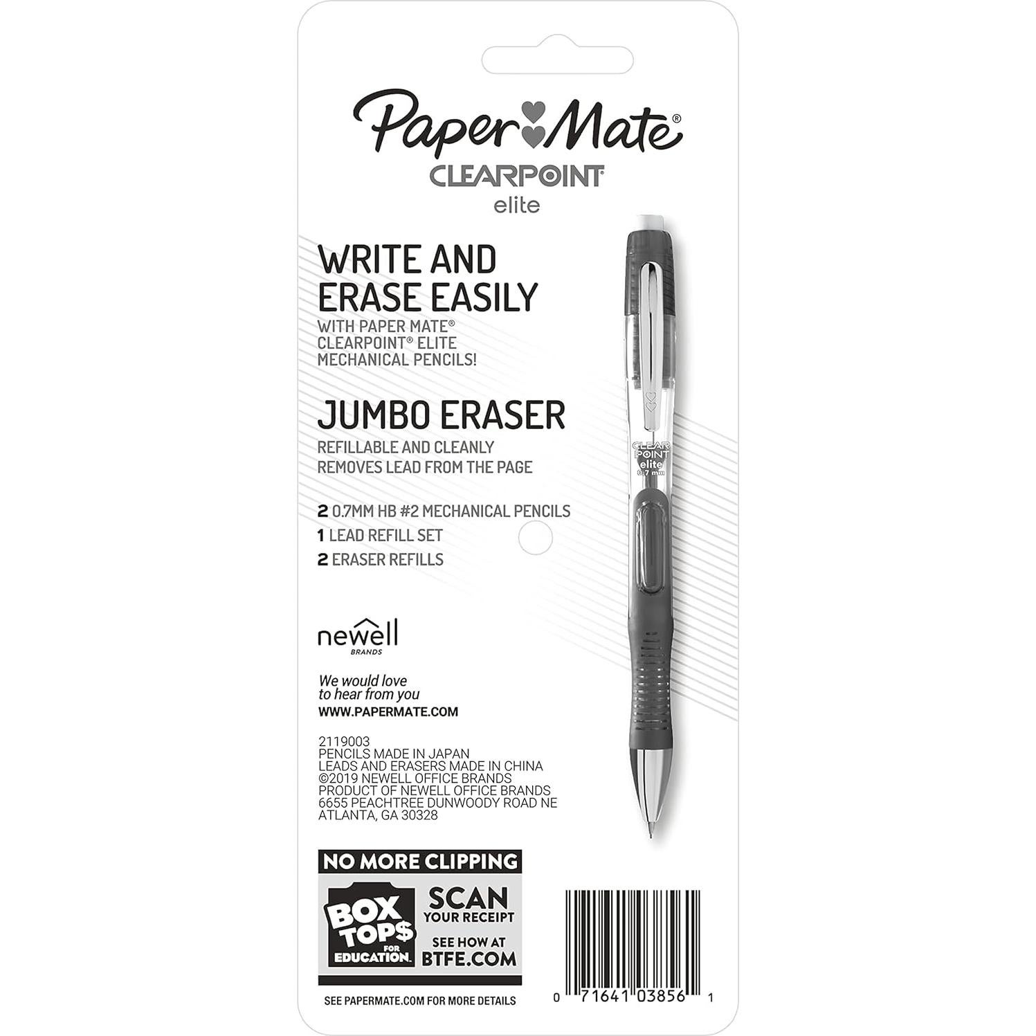 Juego de Lápices Mecánicos Paper Mate Clearpoint Elite 0.7mm Set de 2