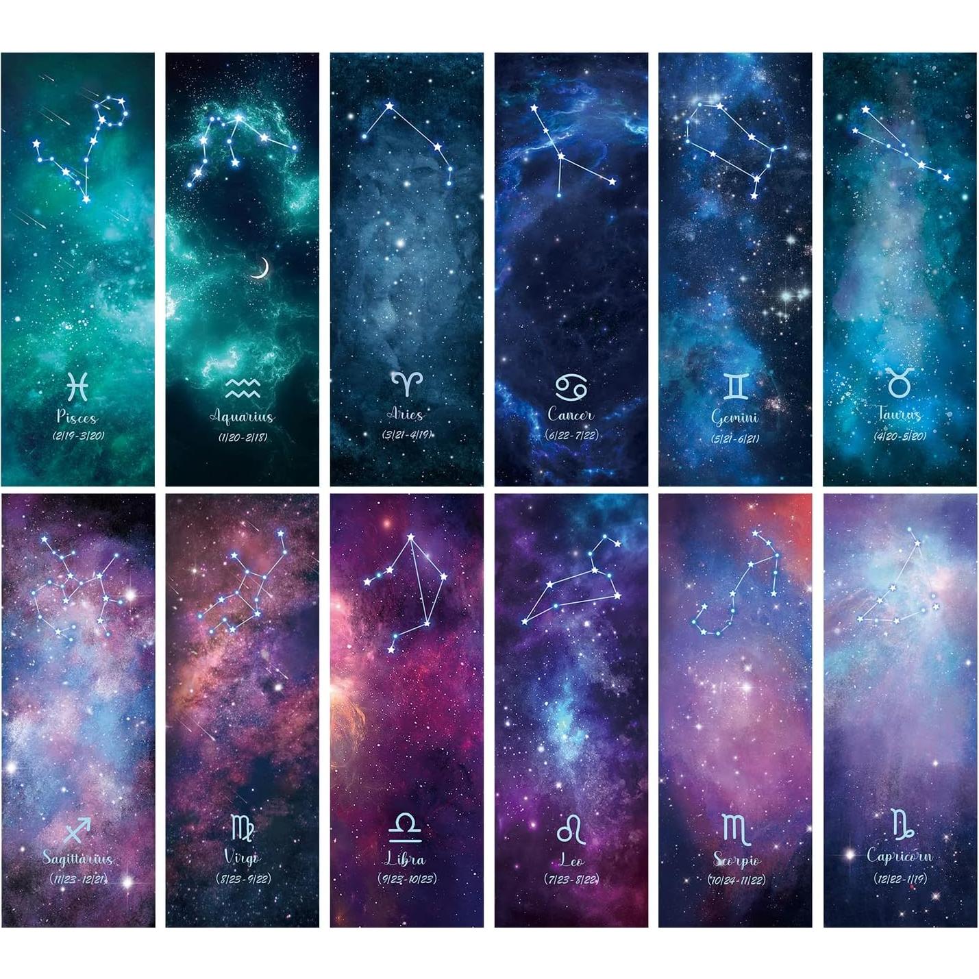 12 Marcadores de Constelaciones Zodiacales VOCHIC - Diseño Espacial