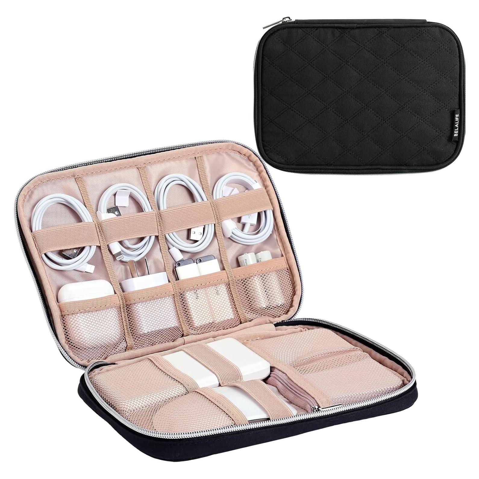 Organizador de Cables BELALIFE Mediano Negro 23.6x16.5 cm
