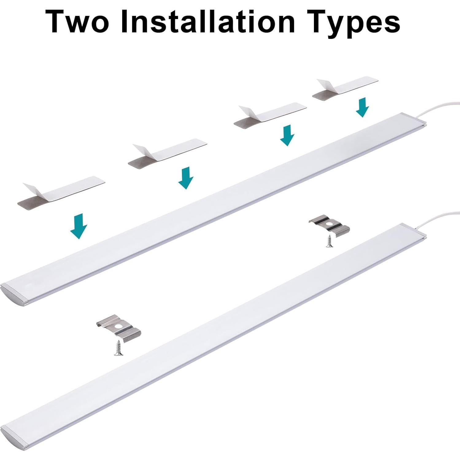 Iluminación LED Bajo Gabinete JUSJUBR 38.1 cm Regulable 6500K