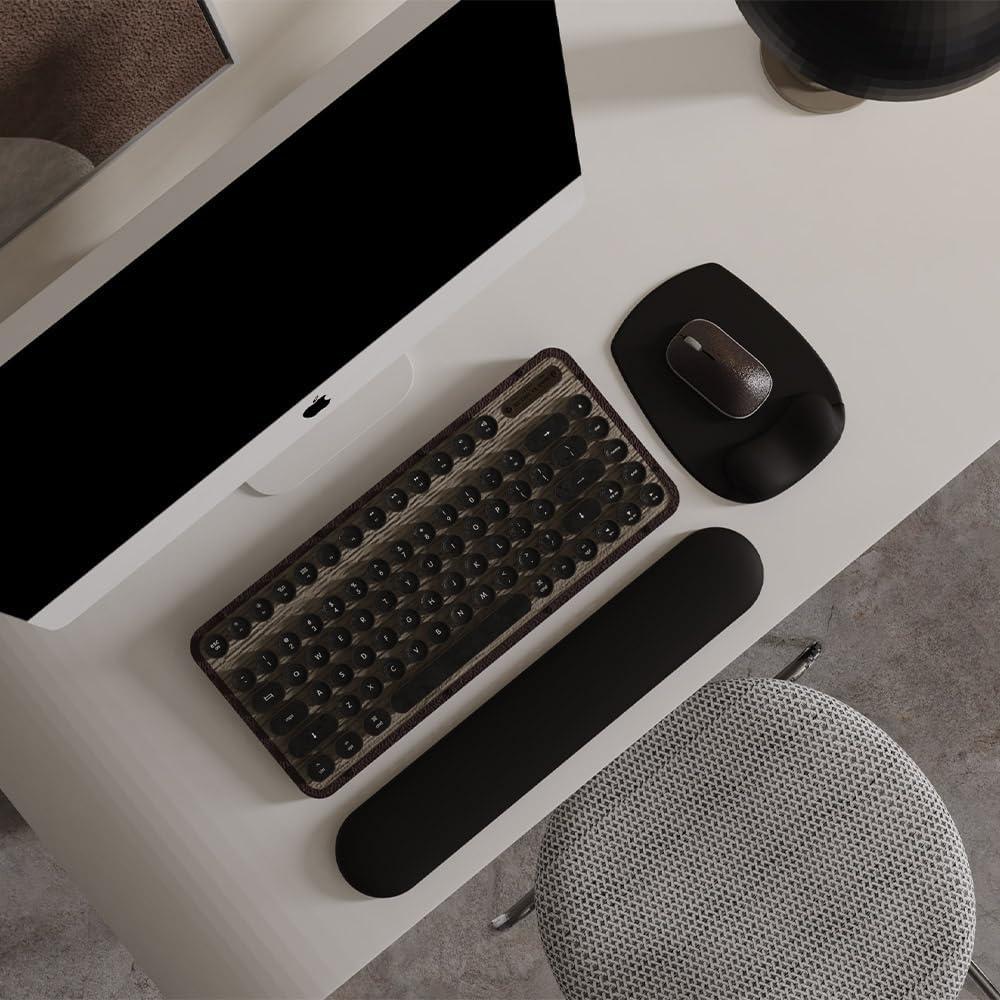 Reposamuñecas Ergonómico DEMON CHEST Gel Negro 26.5x19.1cm