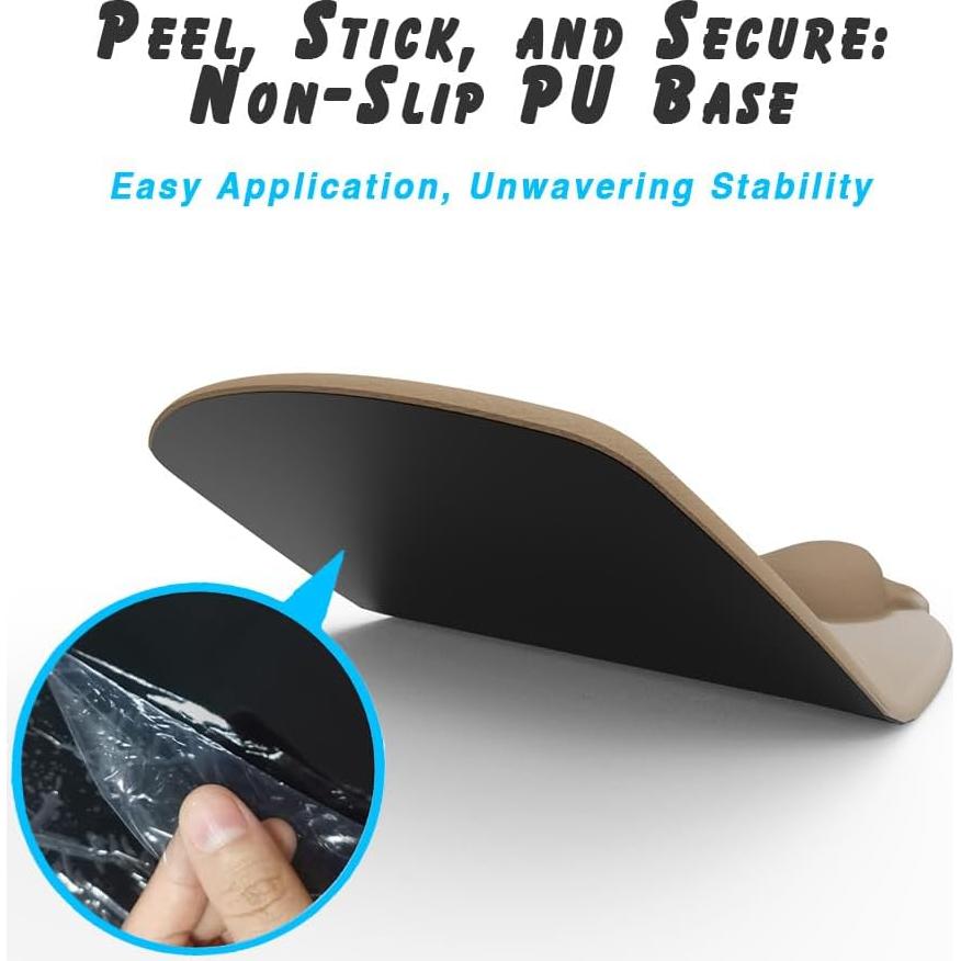 Reposamuñecas Ergonómico DEMON CHEST Gel Negro 26.5x19.1cm