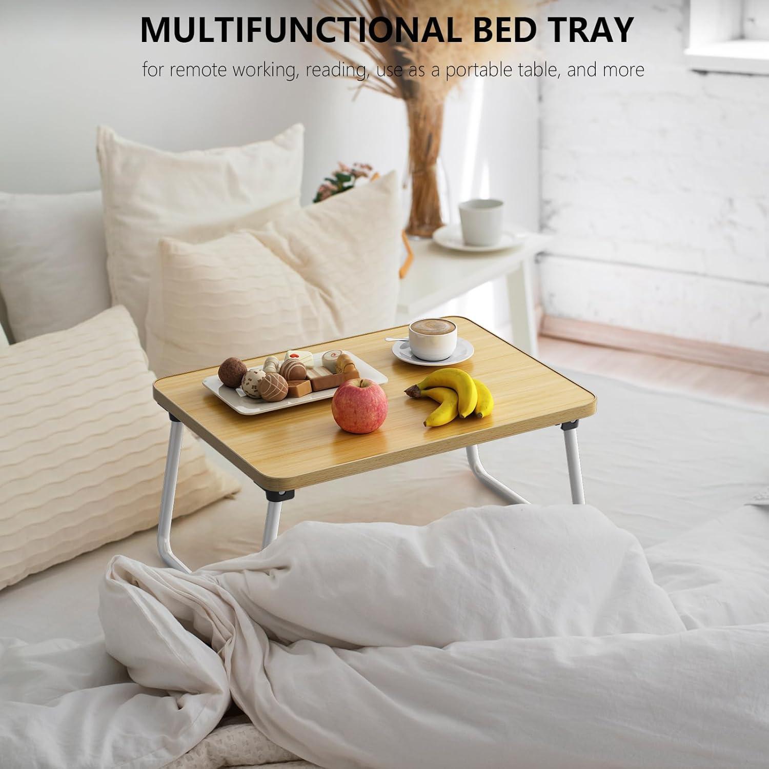 Mesa Plegable para Portátil Youpehom Beige 43.18 cm